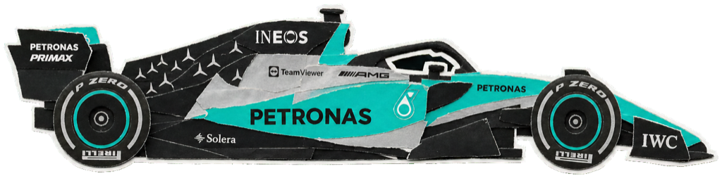 2026 Mercedes Formula 1 car in side profile