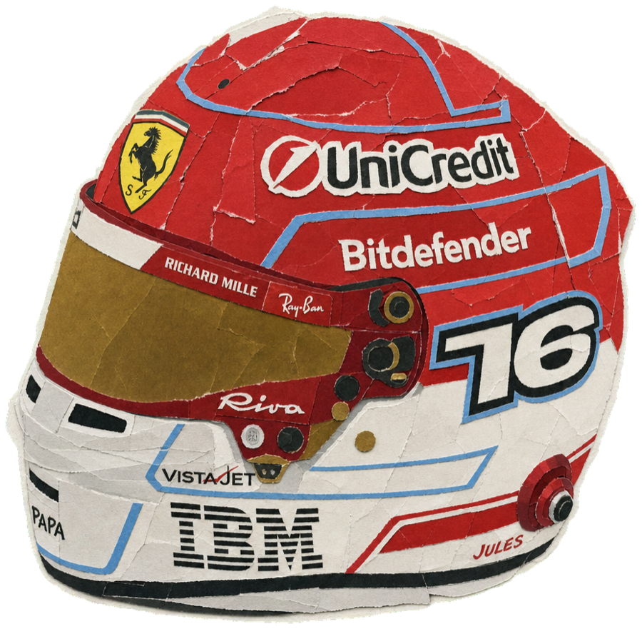 Charles LECLERC — 2026 racing helmet