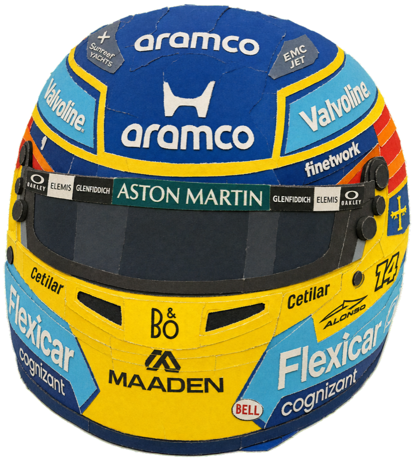 Fernando ALONSO — 2026 racing helmet