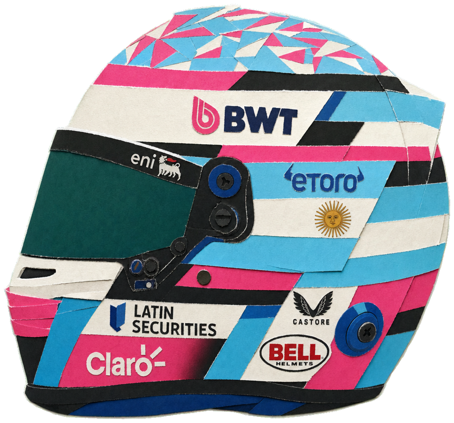 Franco COLAPINTO — 2026 racing helmet
