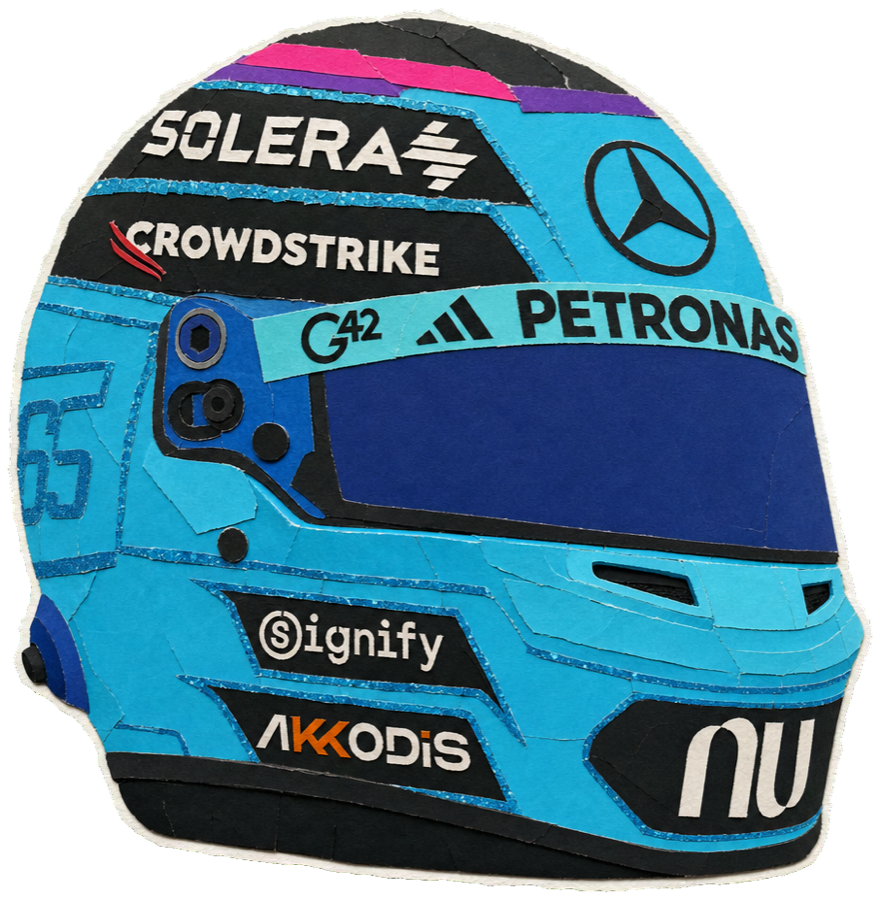 George RUSSELL — 2026 racing helmet