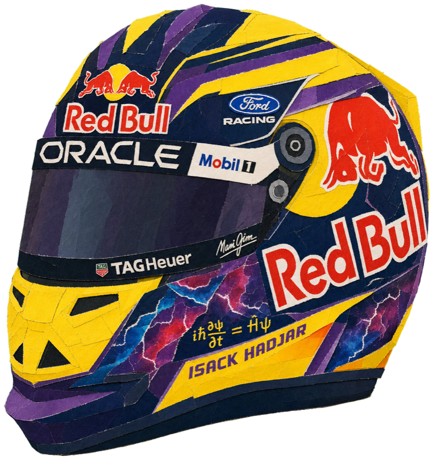 Isack HADJAR — 2026 racing helmet