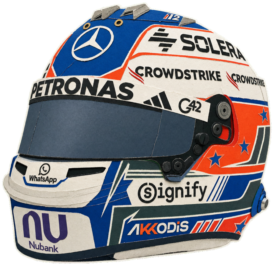 Kimi ANTONELLI — 2026 racing helmet