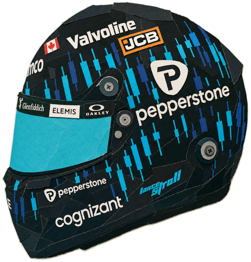 Lance STROLL — 2026 racing helmet