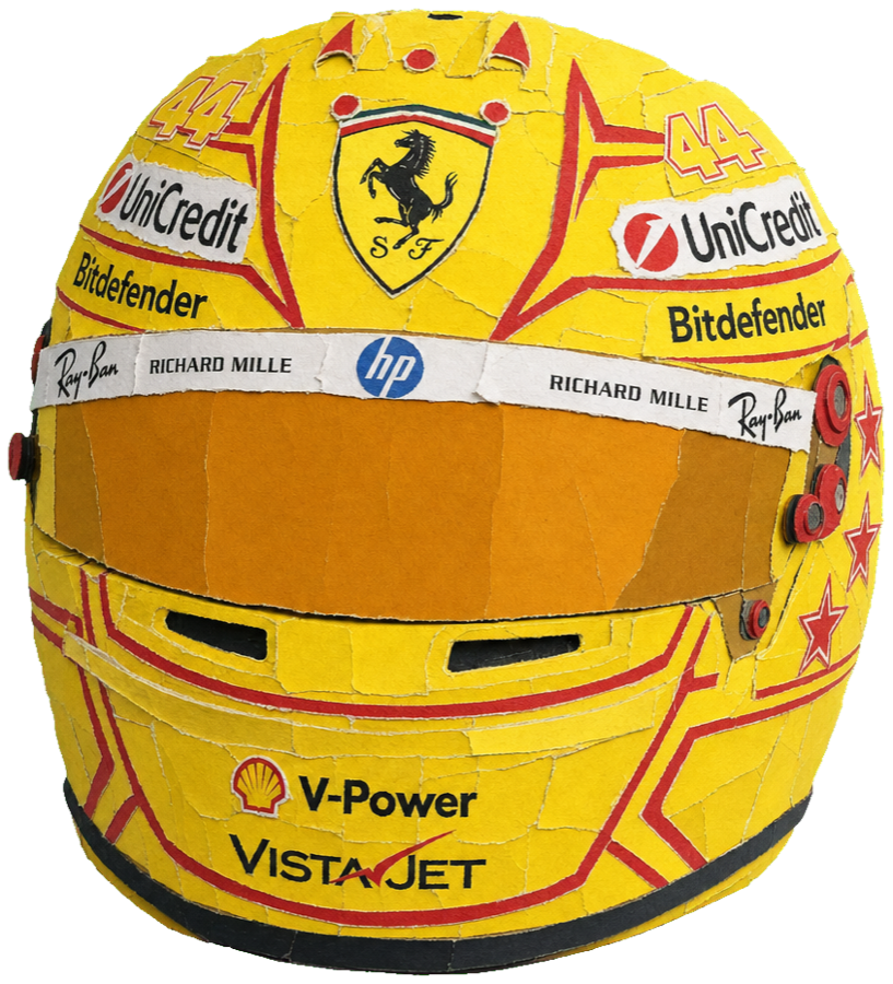 Lewis HAMILTON — 2026 racing helmet