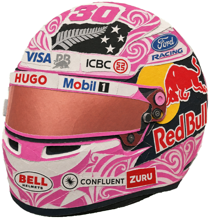 Liam LAWSON — 2026 racing helmet