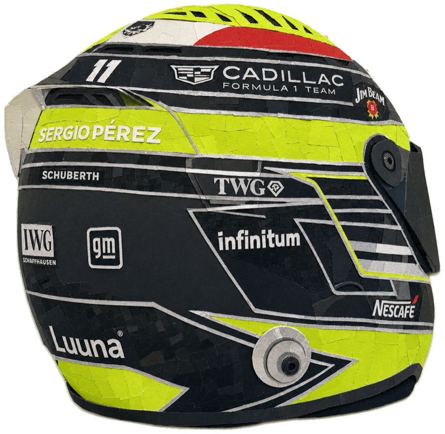Sergio PEREZ — 2026 racing helmet
