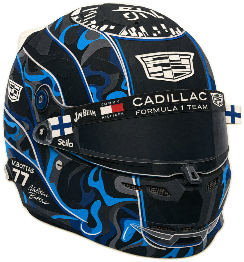 Valtteri BOTTAS — 2026 racing helmet
