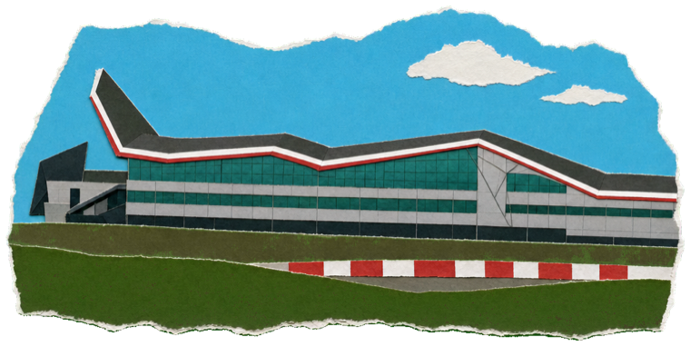 The Silverstone Wing pit and paddock complex