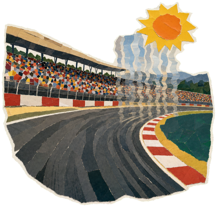 Sweeping high-speed Turn 3 of the Circuit de Barcelona-Catalunya